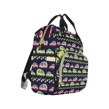 Camper Cute Camping Design No 3 Print Diaper Bag Backpack