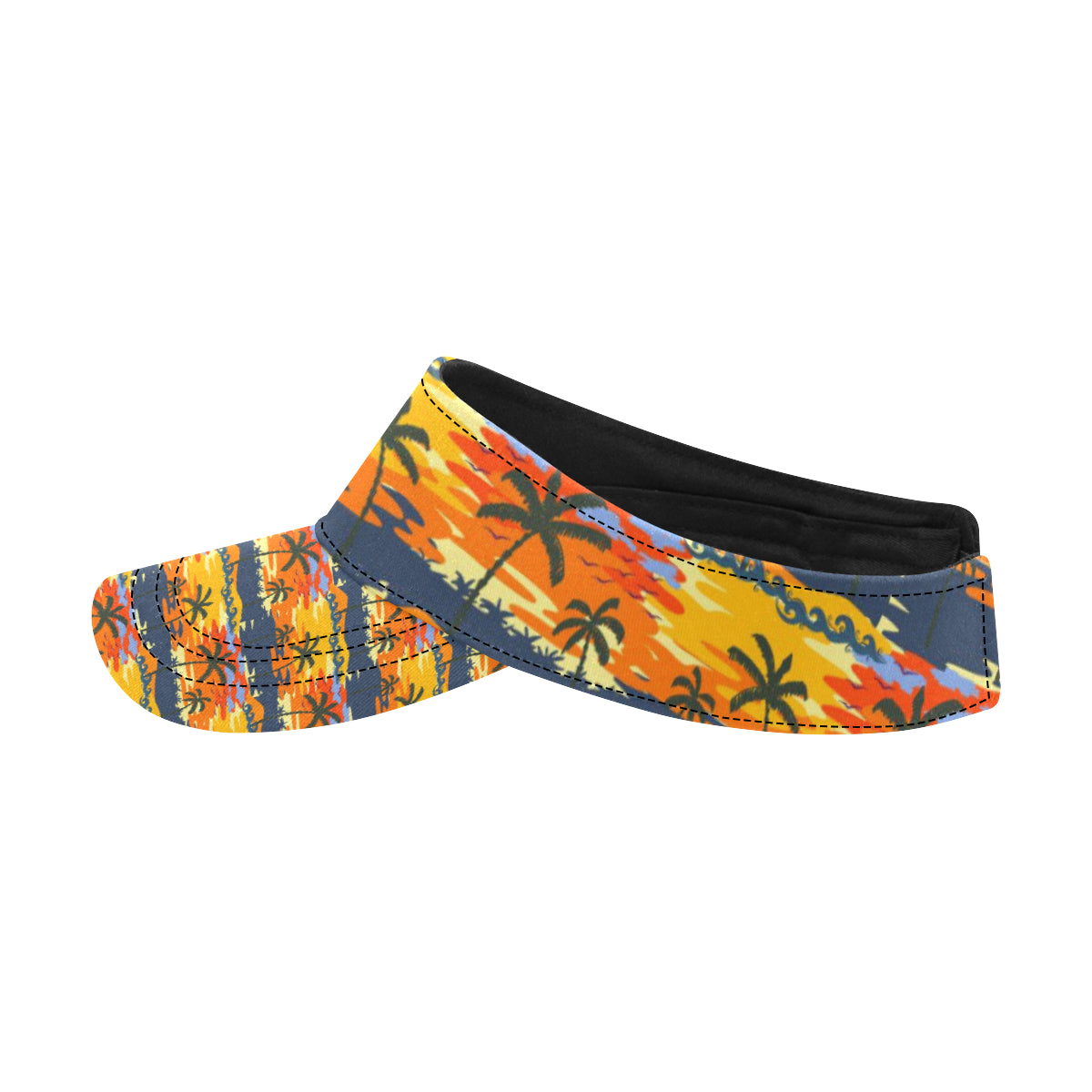 Palm Tree Pattern Print Design PT010 Unisex Sun Visor