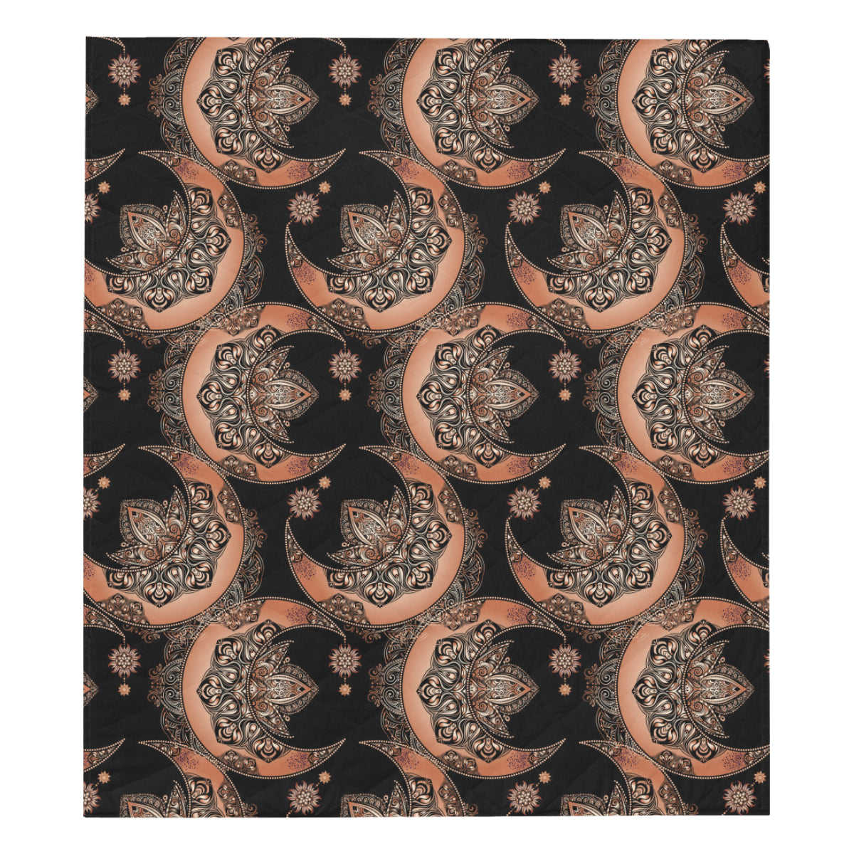 Sun Moon Mandala Premium Quilt