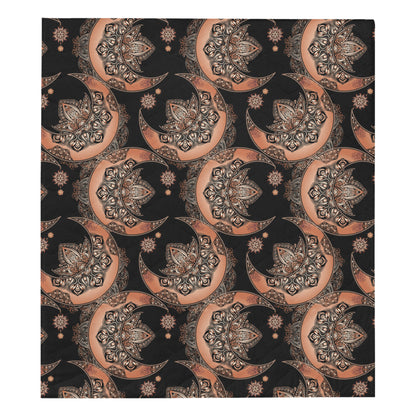 Sun Moon Mandala Premium Quilt
