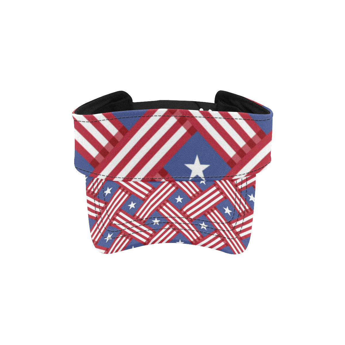 American flag Pattern Unisex Sun Visor