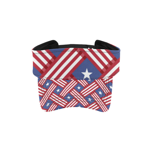 American flag Pattern Unisex Sun Visor