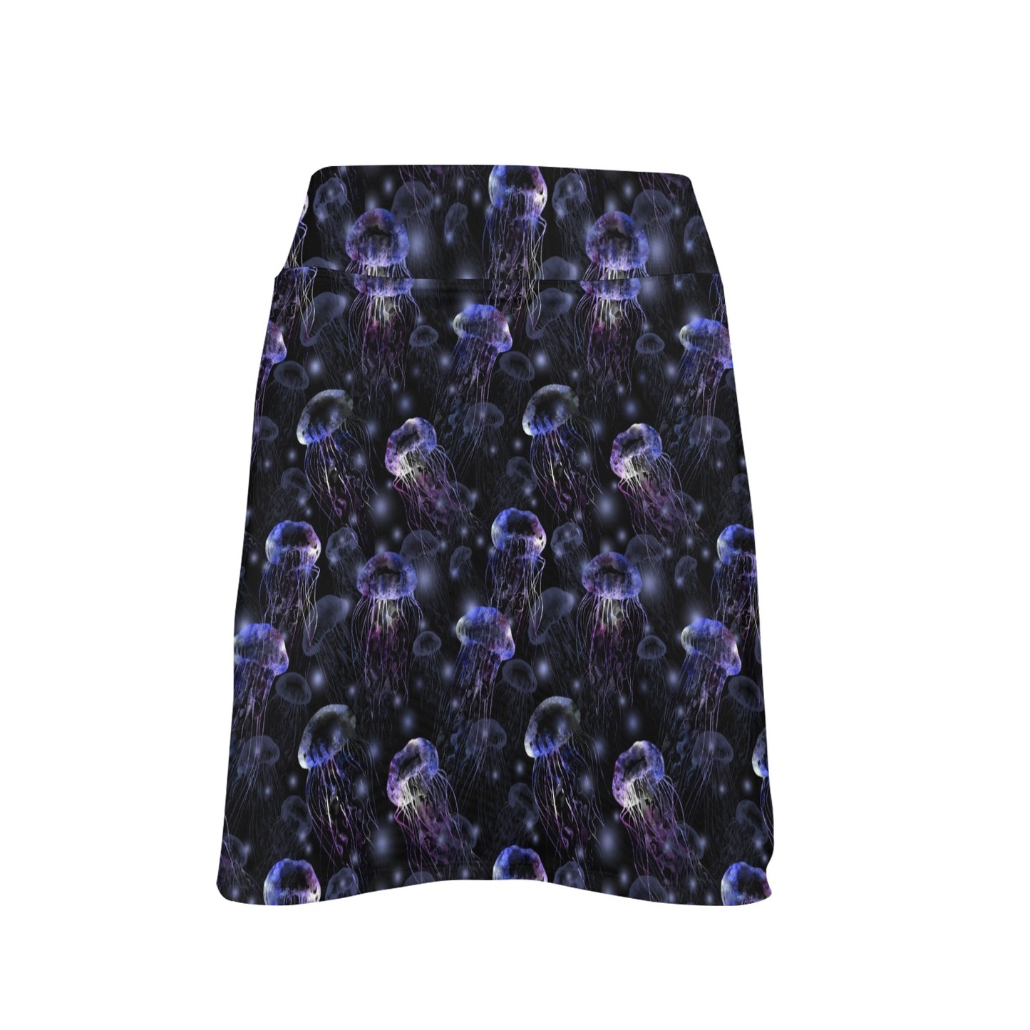 Jellyfish Themed 17" Golf & Pickleball Skort with Pockets