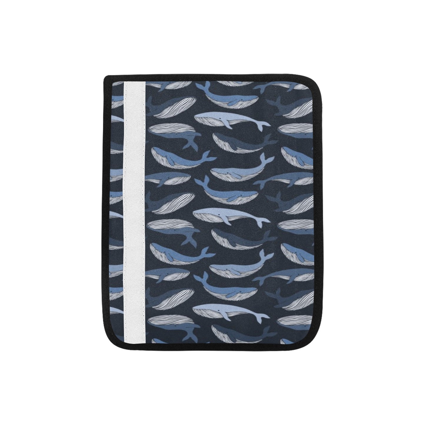 Whale Print Design LKS301 Car Seat Belt Cover