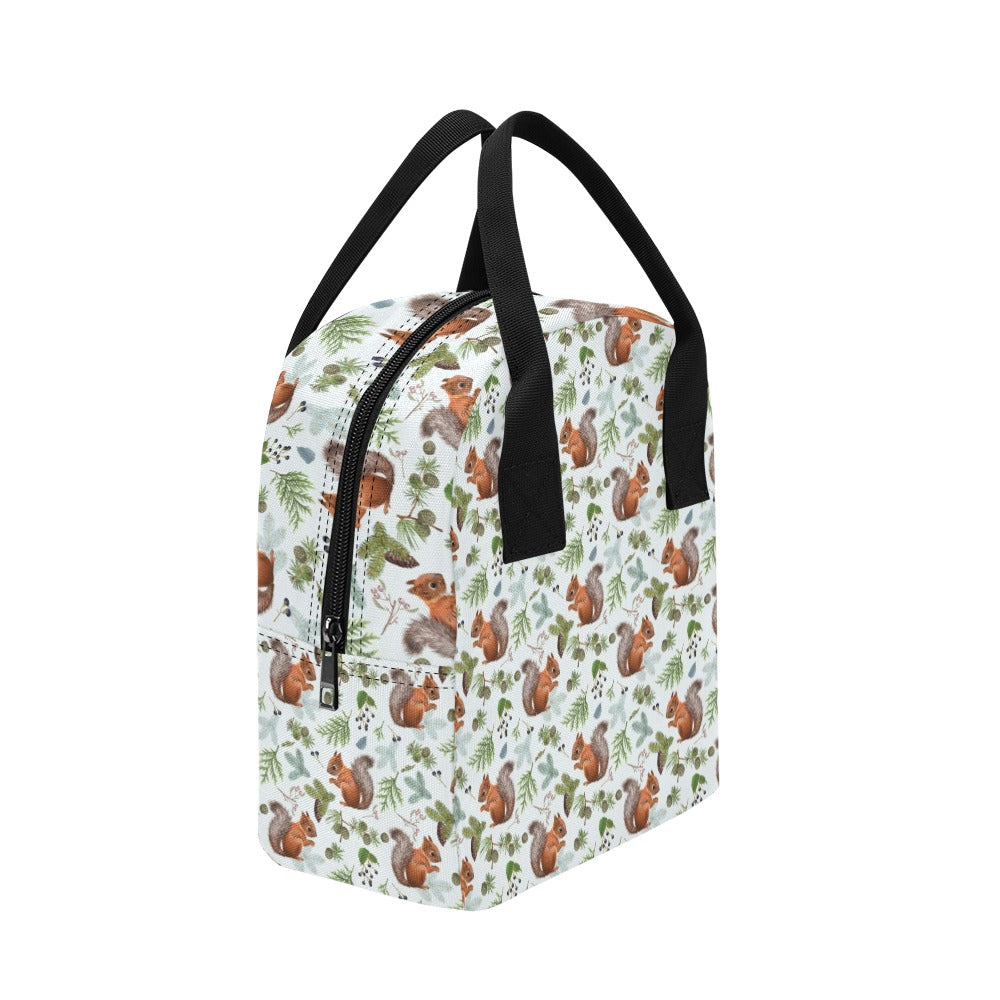Squirrel Print Design LKS308 Insulated Lunch Bag