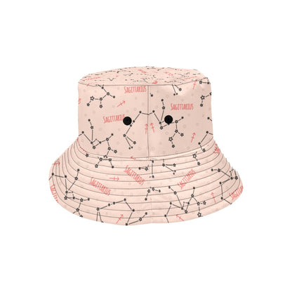 Sagittarius Star Print Design LKS302 Unisex Bucket Hat