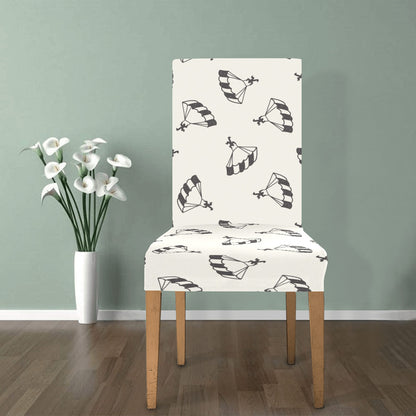 Skydiver Print Design LKS301 Dining Chair Slipcover