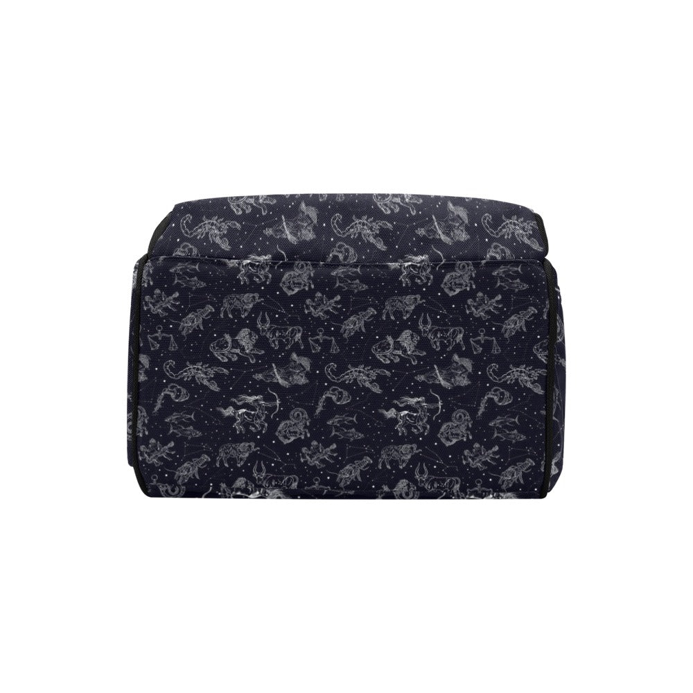 Zodiac Print Design LKS304 Diaper Bag Backpack