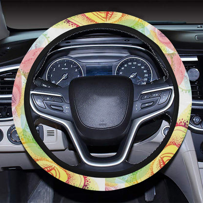 Third Eye Print Design LKS303 Steering Wheel Cover with Elastic Edge