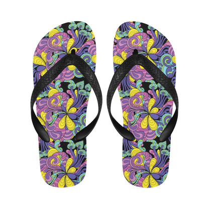 Trippy Print Design LKS305 Flip Flops