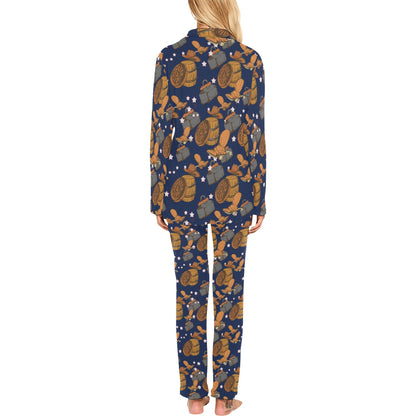 Cowboy Pattern Print Design 03 Women's Long Pajama Set