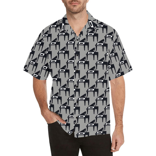 Piano Print Design LKS404 Men's Men's Hawaiian Shirt
