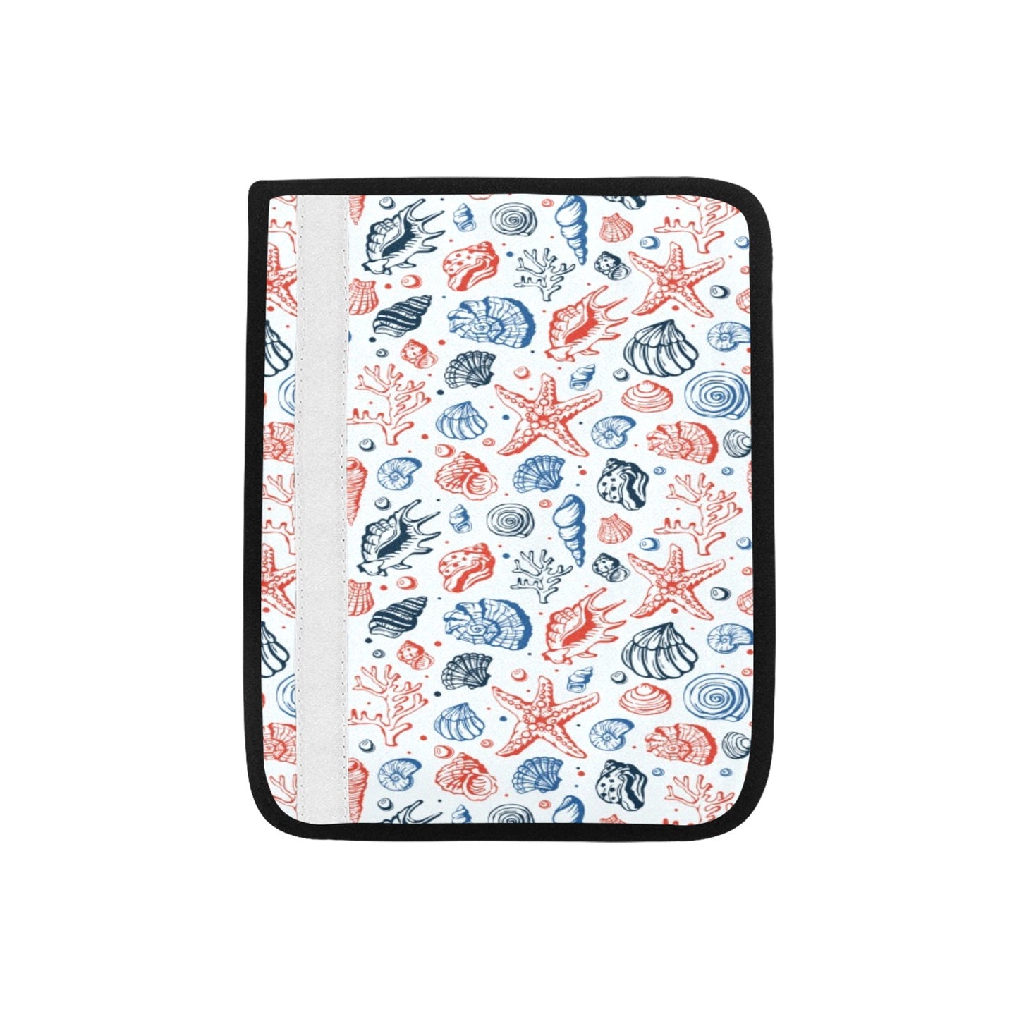 Seashell Print Design LKS307 Car Seat Belt Cover