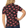 Halloween Pattern Print Design 01 Women's Polo Shirt