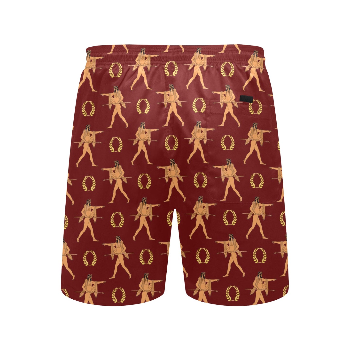 Ancient Greek Print Design LKS307 Men's Swim Trunks Beach Shorts
