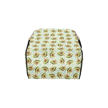Avocado Pattern Print Design AC02 Diaper Bag Backpack