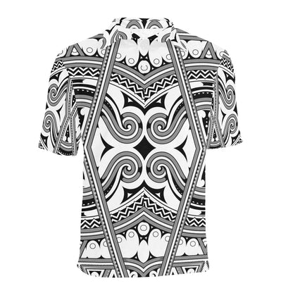 Samoan Pattern Print Design LKS302 Men Polo Shirt