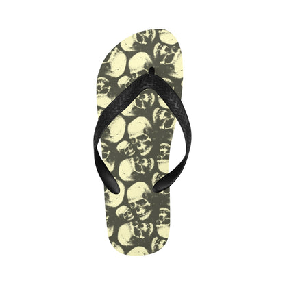 Skull Print Design LKS302 Flip Flops