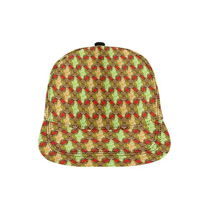 African Classic Print Pattern Snapback Cap
