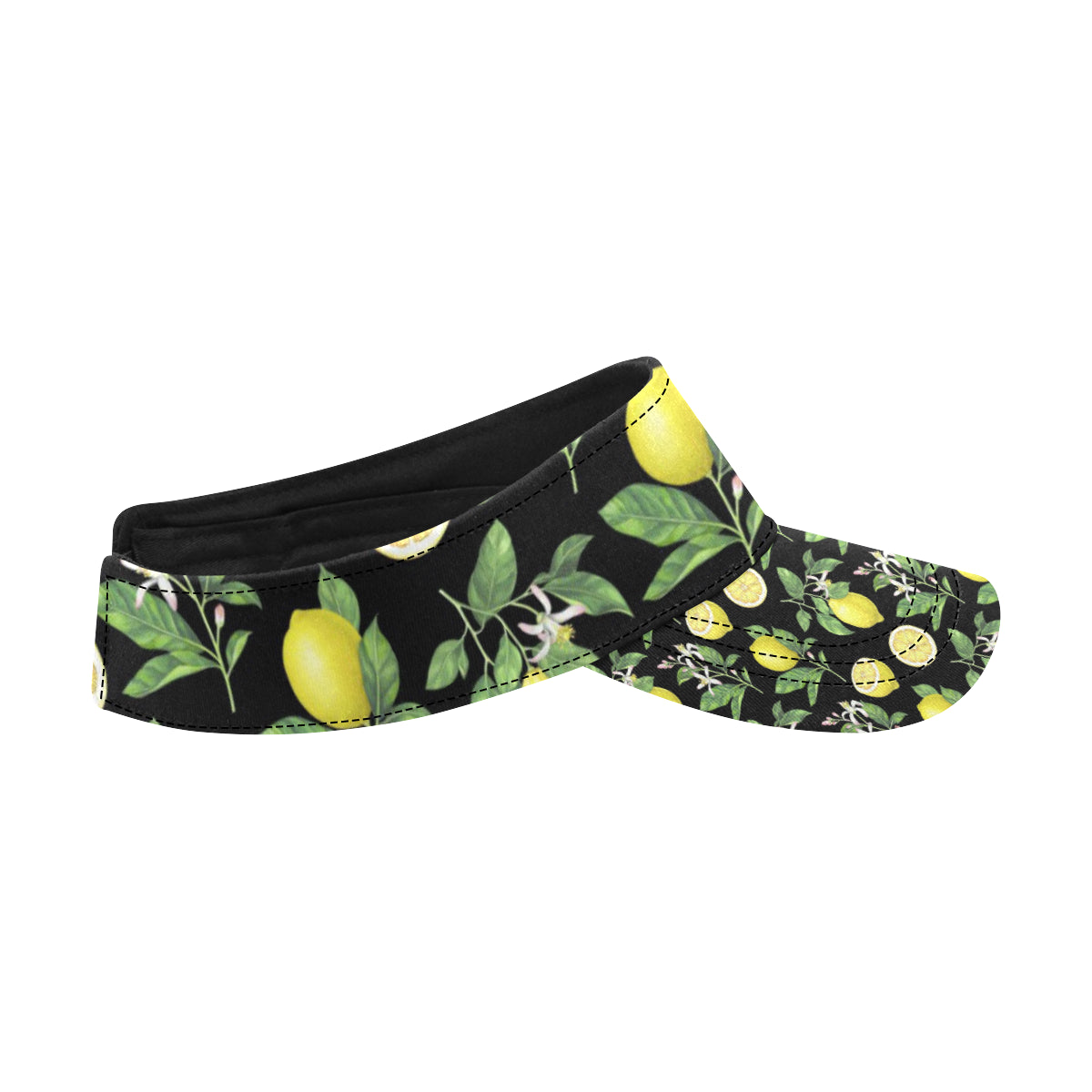 Lemon Pattern Print Design LM02 Unisex Sun Visor