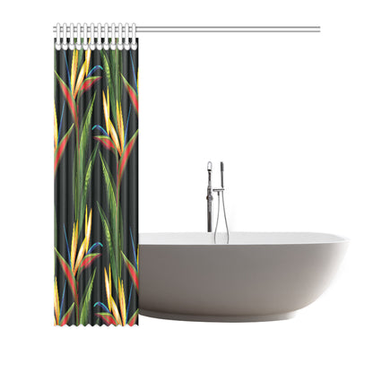 Bird Of Paradise Pattern Print Design BOP012 Shower Curtain