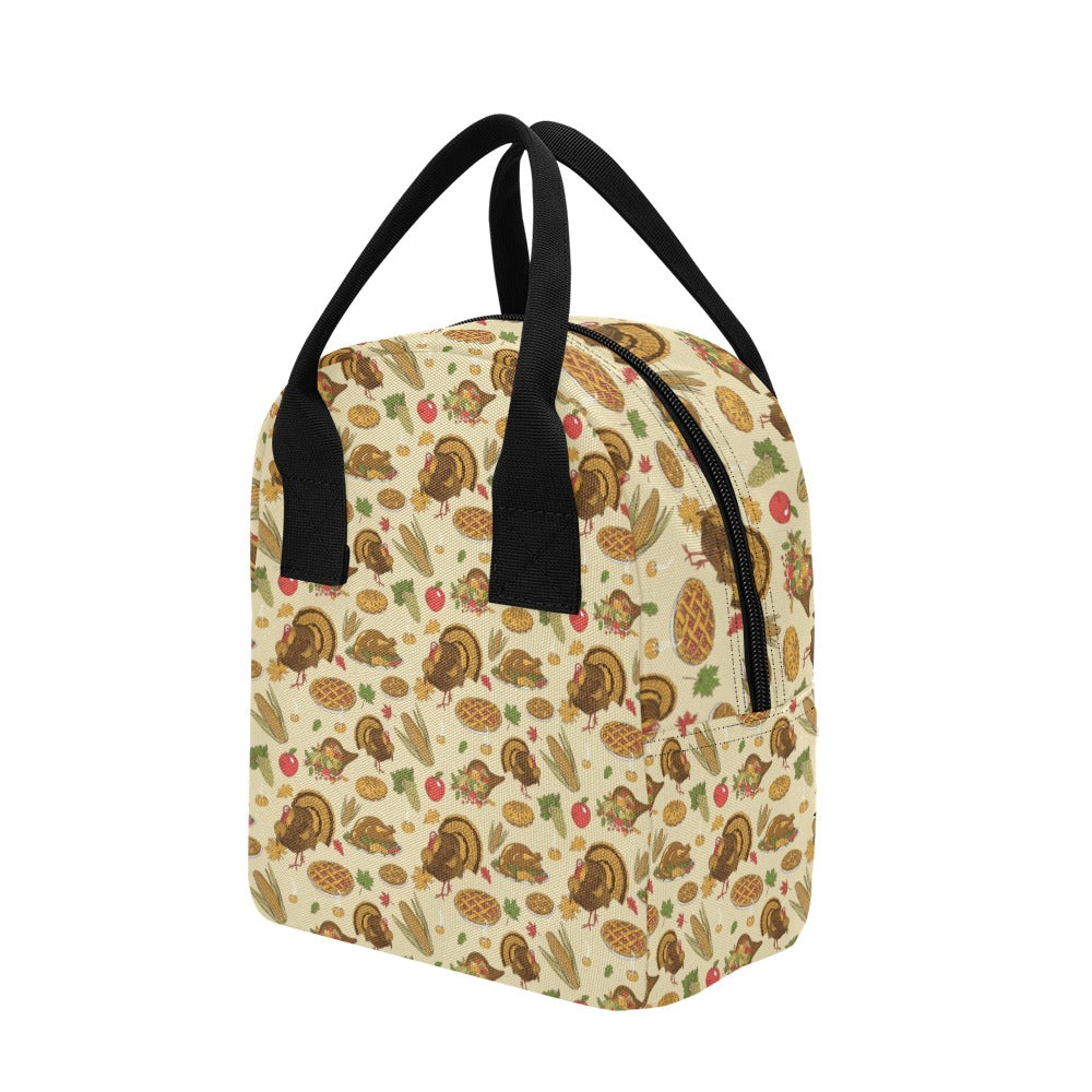 Thanksgiving Print Design LKS302 Insulated Lunch Bag