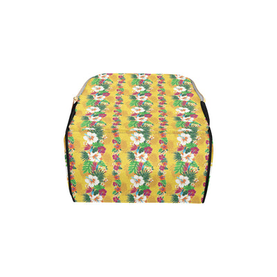 Hawaiian Themed Pattern Print Design H09 Diaper Bag Backpack