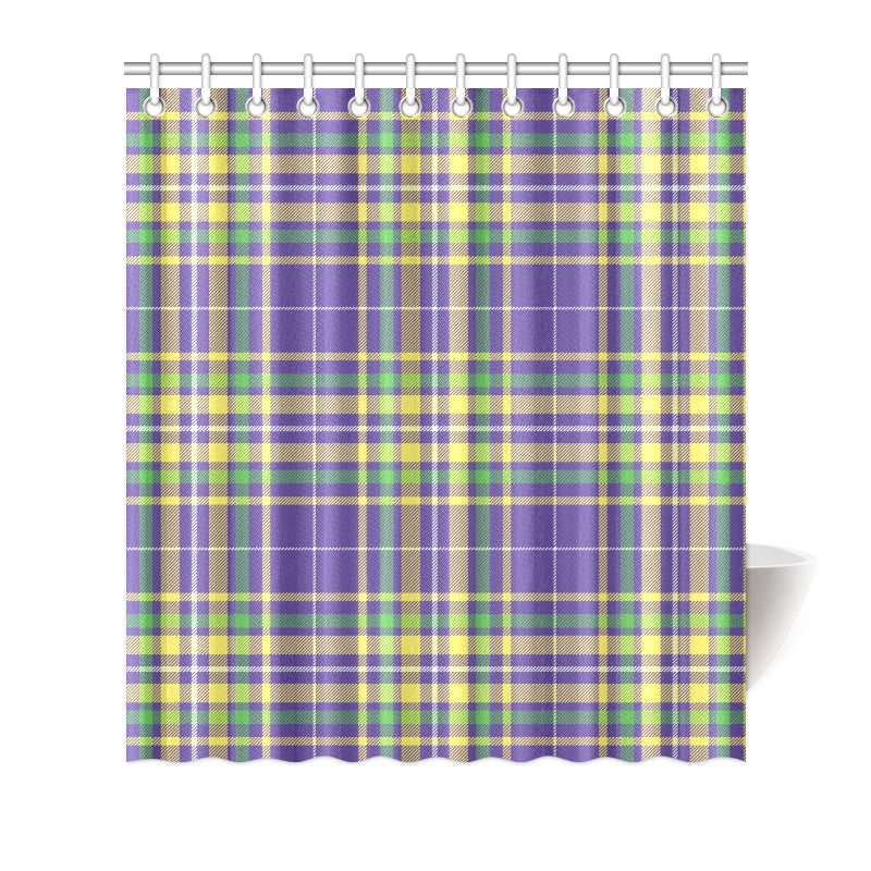 Mardi Gras Pattern Print Design 010 Shower Curtain