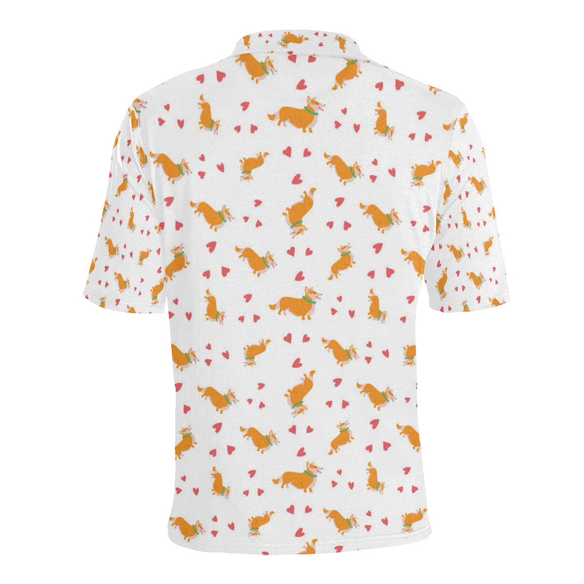 Cardigan Welsh Corgis Pattern Print Design 04 Men Polo Shirt