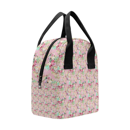 Unicorn Princess with Rose Insulated Lunch Bag