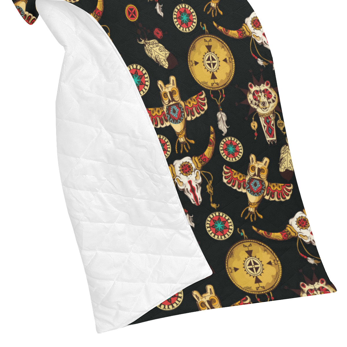 Native American Symbol Pattern Premium Quilt