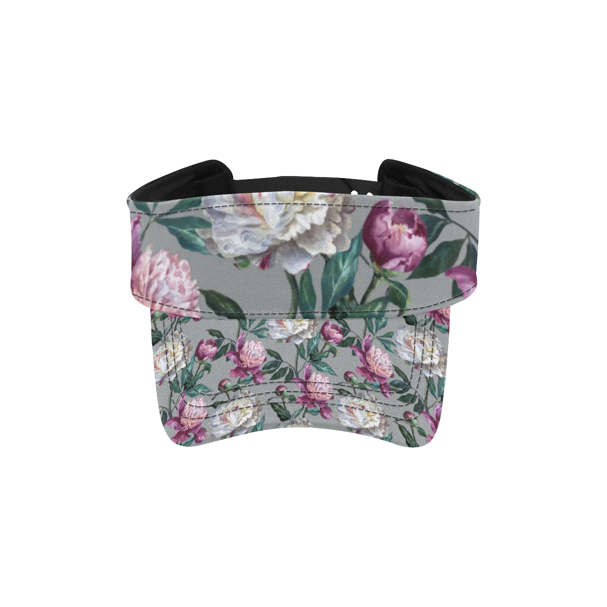 Peony Pattern Print Design PE01 Unisex Sun Visor