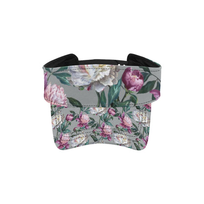 Peony Pattern Print Design PE01 Unisex Sun Visor