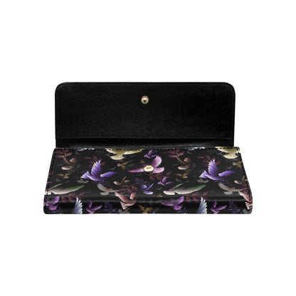 Pigeon Pattern Print Design 01 Women's Trifold Wallet