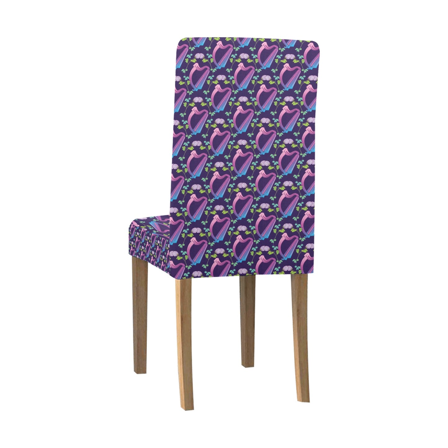 Harp Print Design LKS403 Dining Chair Slipcover