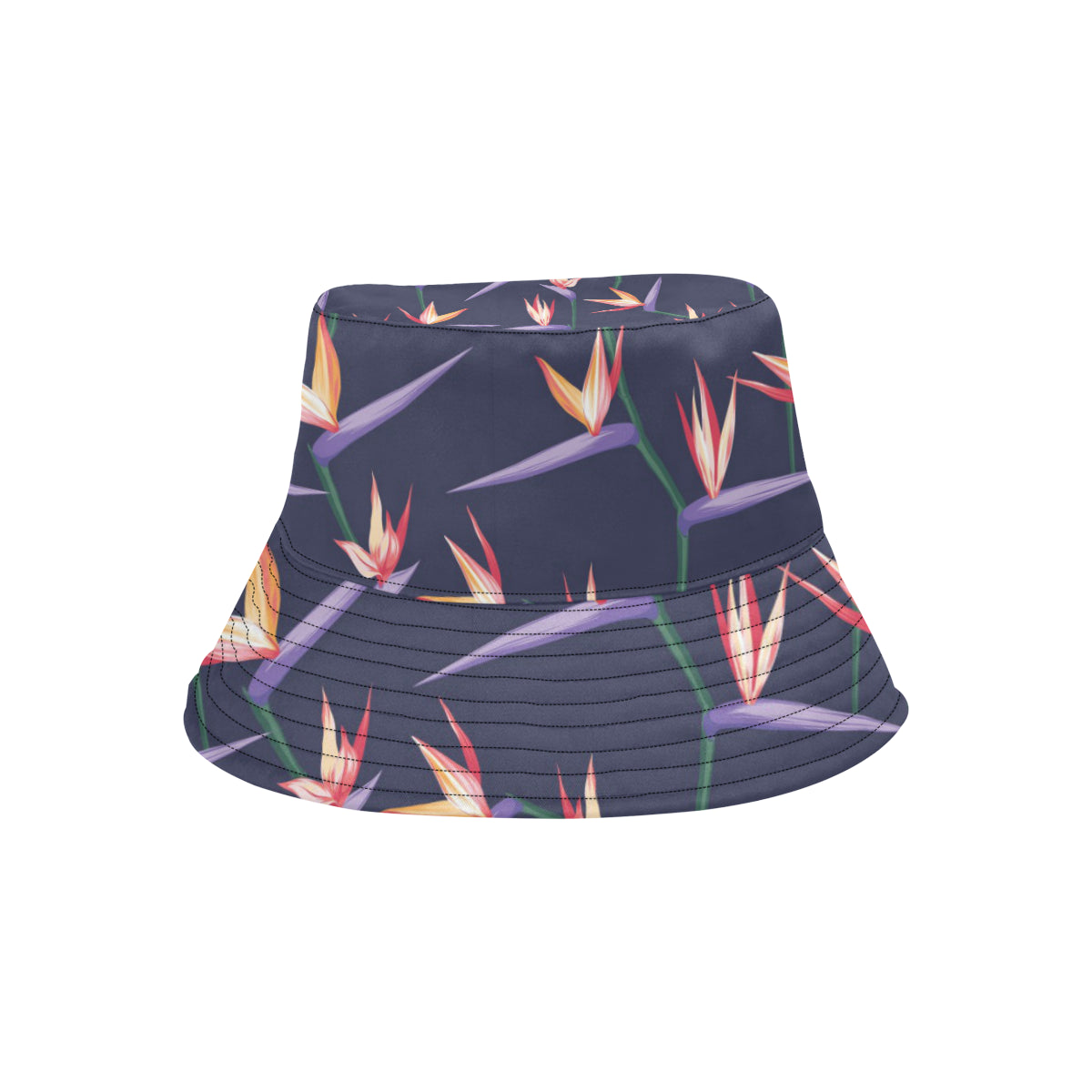 Bird Of Paradise Pattern Print Design BOP015 Unisex Bucket Hat