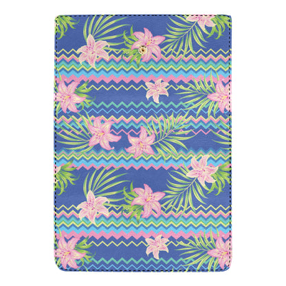Lily Pattern Print Design LY015 Women's Trifold Wallet
