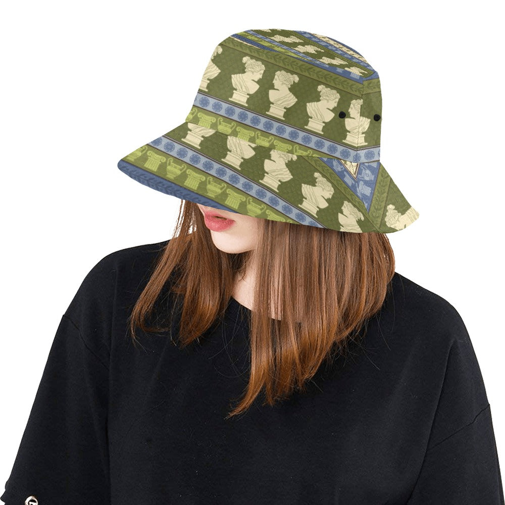 Ancient Greek Statue Print Design LKS301 Unisex Bucket Hat