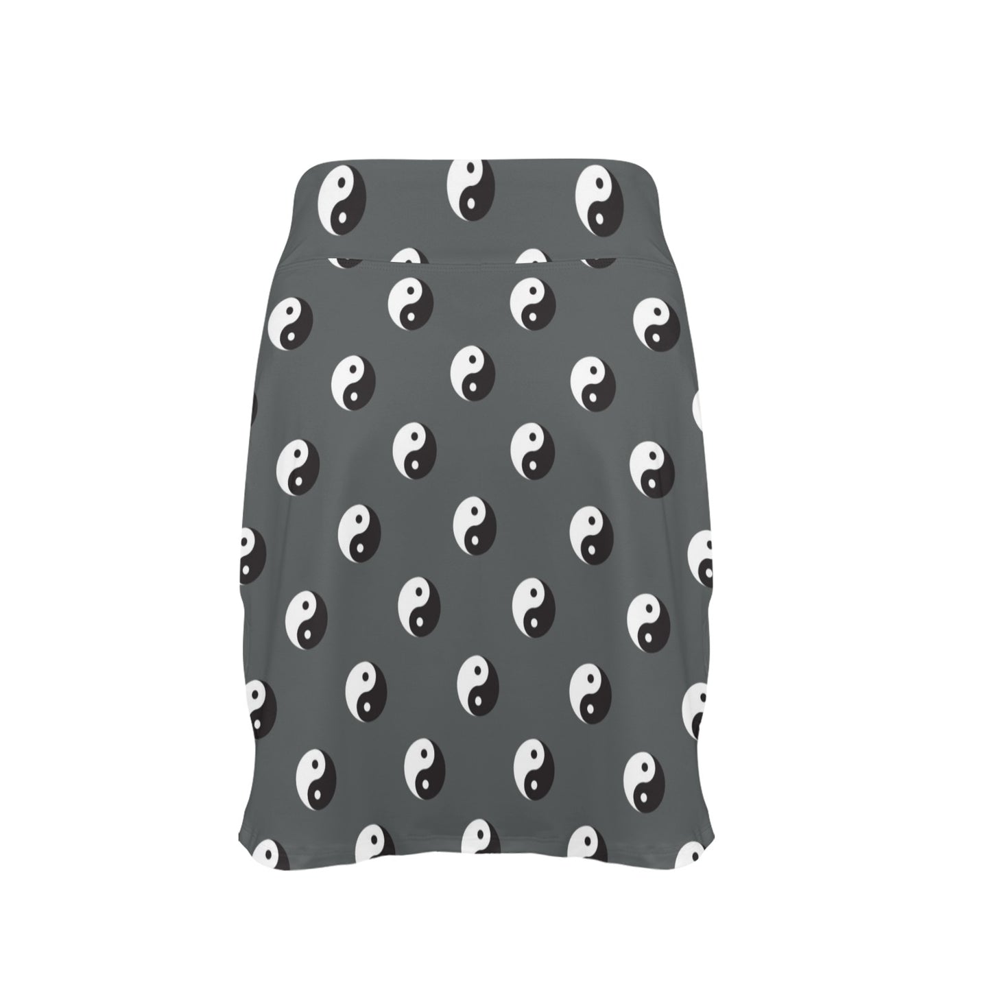 Yin Yang Print Design LKS303 17" Golf & Pickleball Skort with Pockets