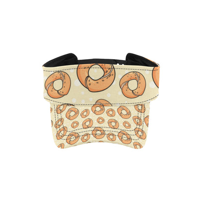 Bagel Pattern Print Design 03 Unisex Sun Visor