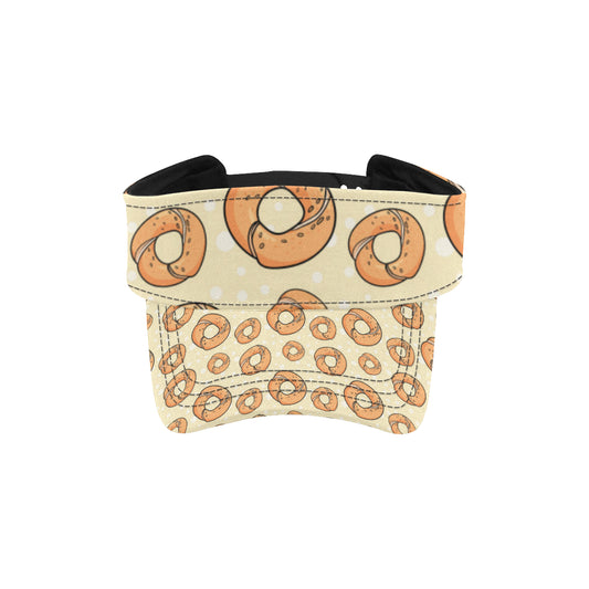 Bagel Pattern Print Design 03 Unisex Sun Visor