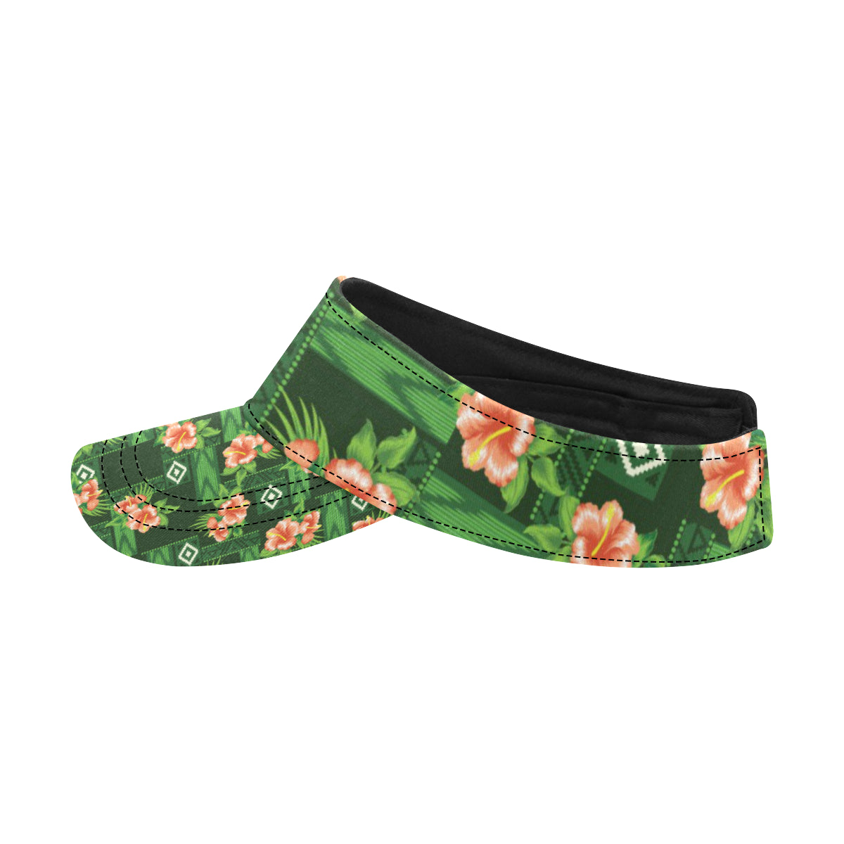 Hibiscus Pattern Print Design HB05 Unisex Sun Visor