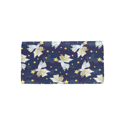 Angel Pattern Print Design 06 Women's Trifold Wallet