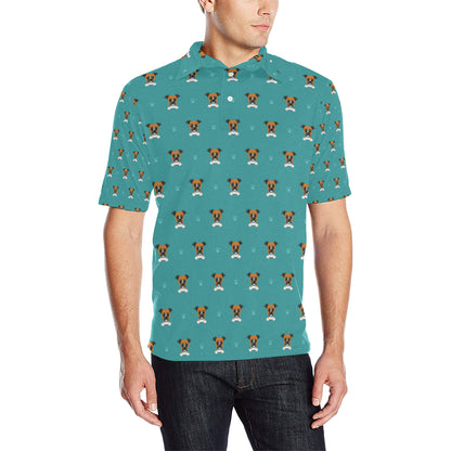 Boxers Pattern Print Design 03 Men Polo Shirt