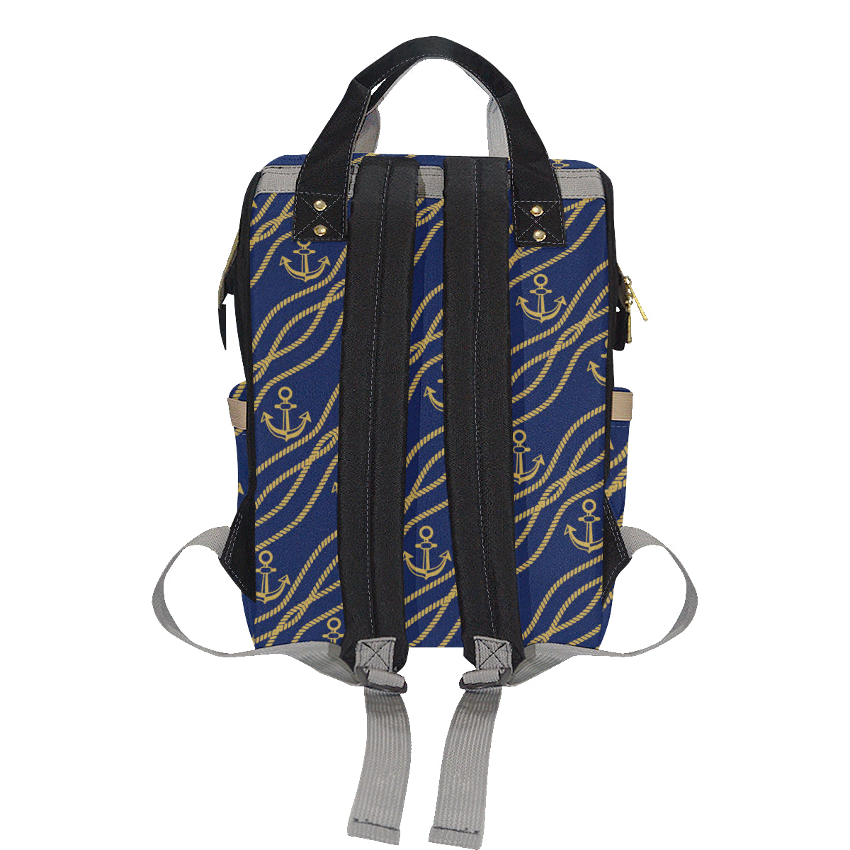Nautical Anchor Rope  Pattern Diaper Bag Backpack