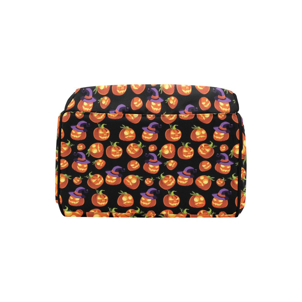 Witch Pumpkin Halloween Print LKS302 Diaper Bag Backpack