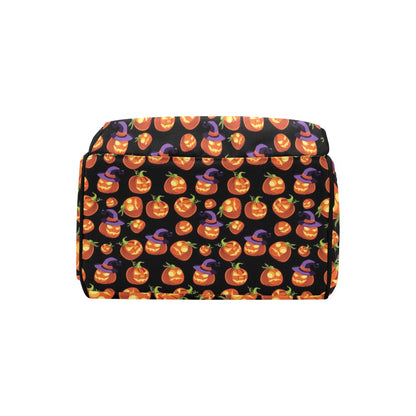 Witch Pumpkin Halloween Print LKS302 Diaper Bag Backpack