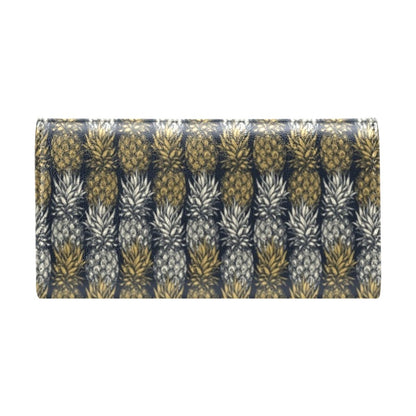 Pineapple Print Design Pattern Women's Trifold Wallet