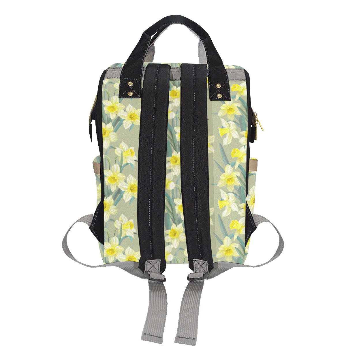 Daffodils Pattern Print Design DF01 Diaper Bag Backpack