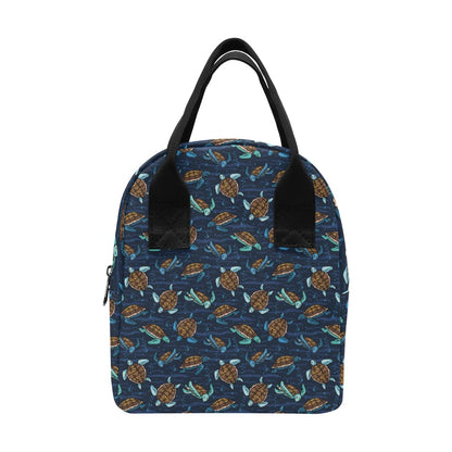 Sea Turtle Print Design LKS3011 Insulated Lunch Bag